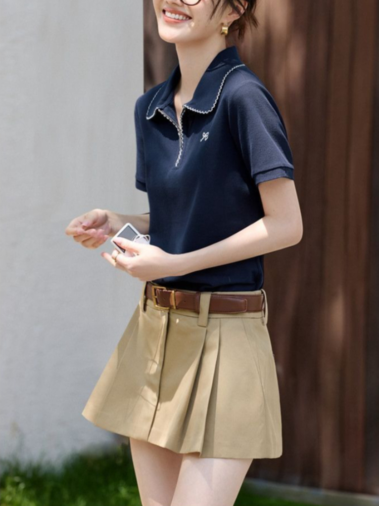 Polo Shirt Pique - Camiseta Feminina Slim Fit que Valoriza