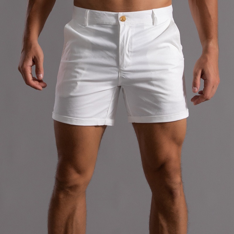 Shorts Chino Slim - Bermudas Chino Masculinas Slim Fit com