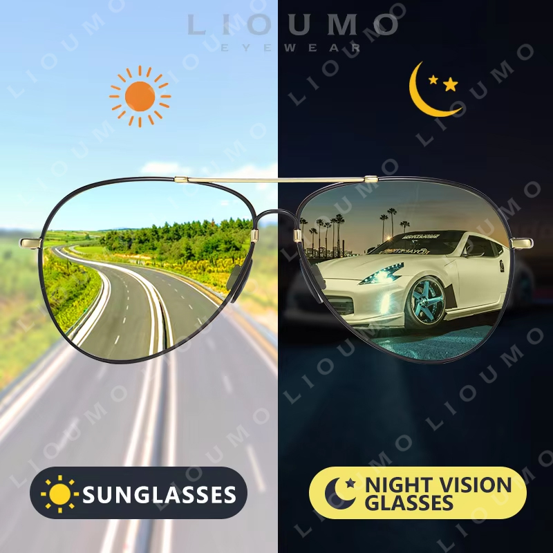 Sunglasses Aviator Polarized - Óculos de Sol de Luxo LIOUMO