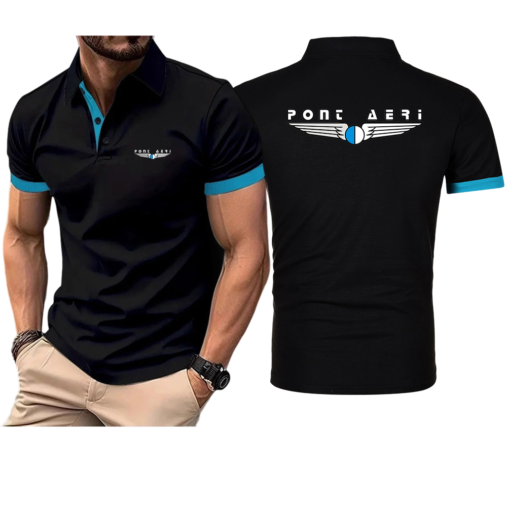 Polo Shirt Pique - Camisa Polo Básica Masculina Disco Logo