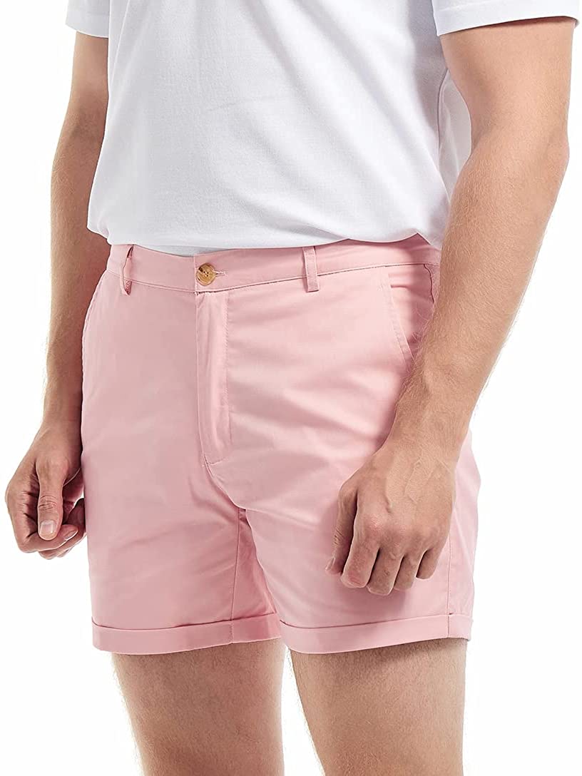 Aimpact masculino verão fino-a - Shorts Chino Slim avaliação e preço