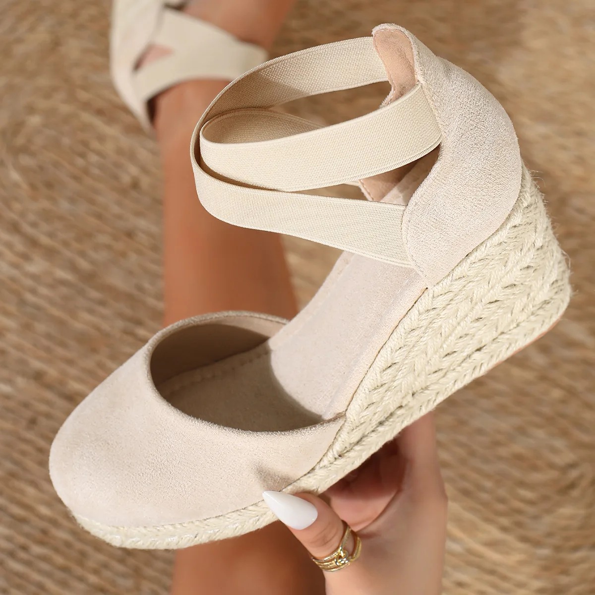 Sandálias Anabela Espadrille F - Espadrille Slip On avaliação e preço