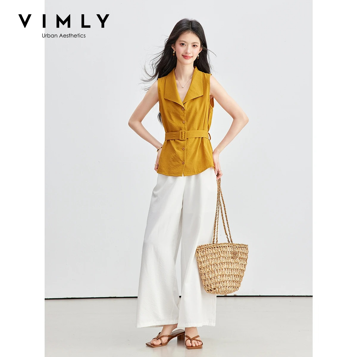 Conjunto Feminino VIMLY para o - Shirt Camp Collar avaliação e preço