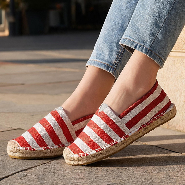 Sapatos de Lona Femininos para - Espadrille Slip On avaliação e preço