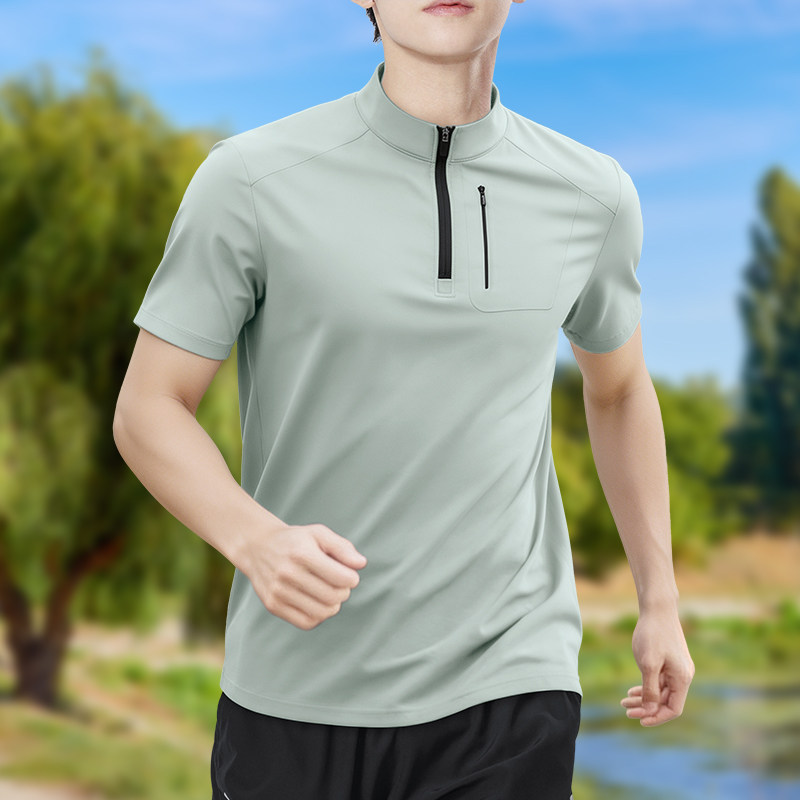 Camiseta Masculina de Manga Cu - Shirt Camp Collar avaliação e preço