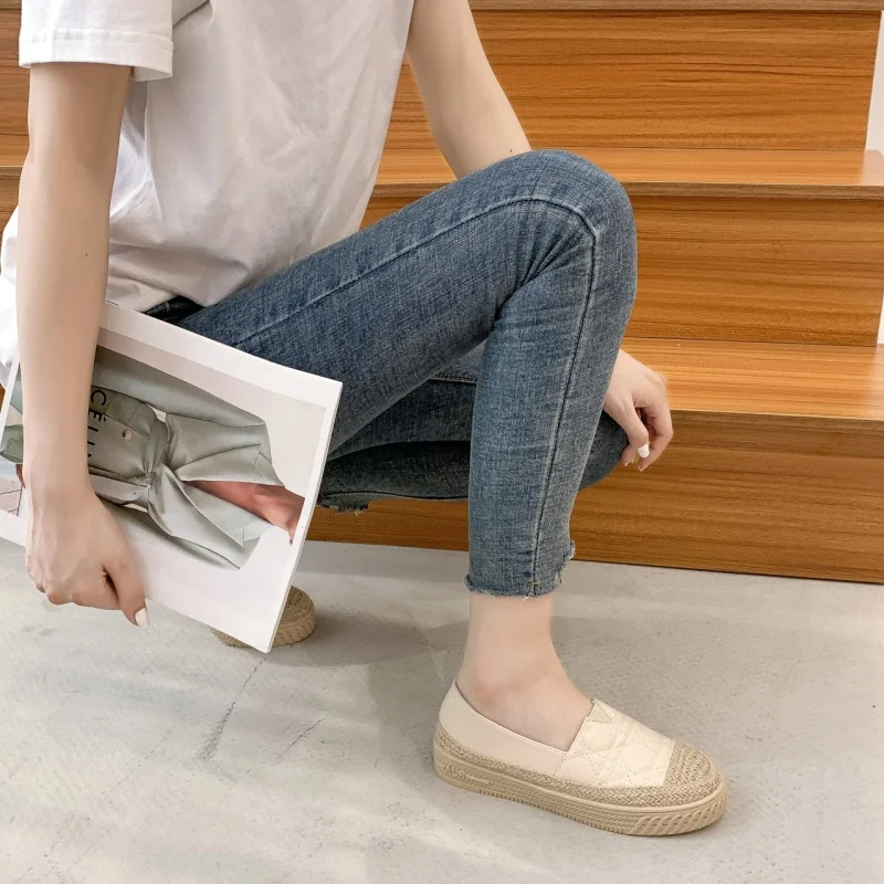 2025 novos sapatos femininos a - Espadrille Slip On avaliação e preço